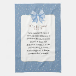 1 corinthians 13 4 5, love is patient love is kind geschirrtuch