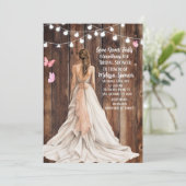 1 Corinthians 13:8 Bridal Shower Invitation Einladung (Stehend Vorderseite)
