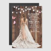 1 Corinthians 13:8 Bridal Shower Invitation Magneteinladung (Vorne/Hinten)