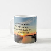 1 CORINTHIANS 13 SONNENGESTALTUNG KAFFEETASSE (Vorderseite Links)