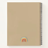 1 Corinthians 16:14 Boho Floral Birds Notebook Notizblock (Rückseite)