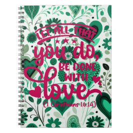 1 Corinthians 16:14 Notizblock