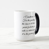 1 Corinthians 1:18 Scripture Cross Mug Verwandlungstasse (VorderseiteRechts)