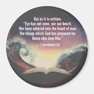 1 Corinthians 2:9 Eye has not seen, nor ear heard, Magnet