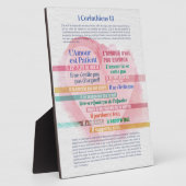 1 Corinthiens 13, Hymne à l’Amour Fotoplatte (Seite)