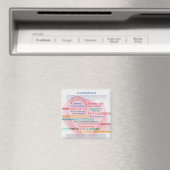 1 Corinthiens 13, Hymne à l’Amour Magnet (In Situ (Geschirrspüler))