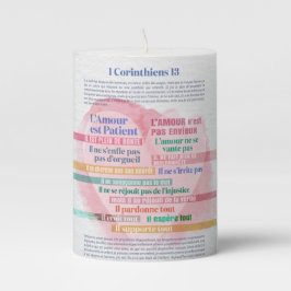 1 Corinthiens 13, Hymne à l’Amour Stumpenkerze