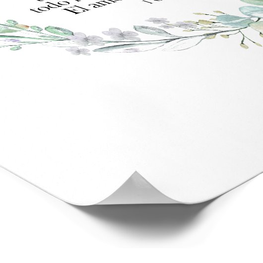 1 corintios 13, El amort Póster Poster (Ecke)