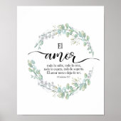 1 corintios 13, El amort Póster Poster (Vorne)