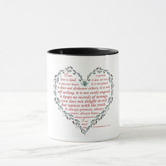 1 Corintios 13 verse Tasse (Zentrum)