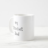 1 Cricket-Vater Kaffeetasse (Vorderseite Links)
