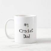 1 Cricket-Vater Kaffeetasse (Links)