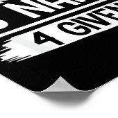 1 Cross + 3 Nails = 4 Given Tee _ Christian - Fait Poster (Ecke)