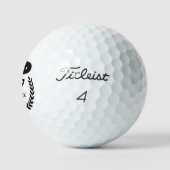 #1 Dad Golfbälle - Das beste personalisierte Gesch (Logo)