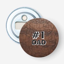 #1 Dad Leather-look Flaschenöffner