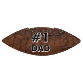 #1 Dad Leather-look Football (Panel)