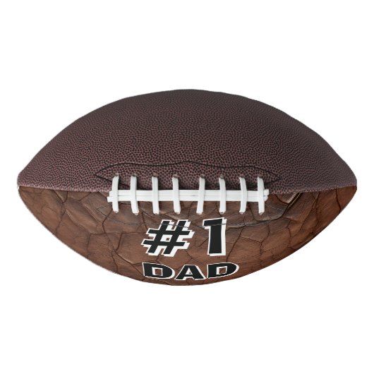 #1 Dad Leather-look Football (Vorderseite)