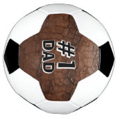 #1 Dad Leather-look Fußball (Gedreht)