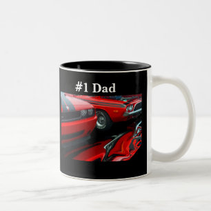 #1 Dad Sammlerauto Zweifarbige Tasse