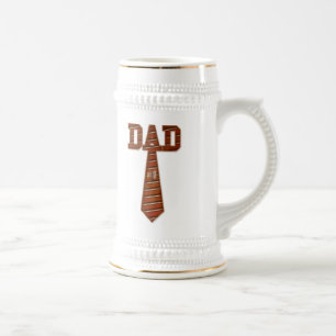 #1 dad stein bierglas
