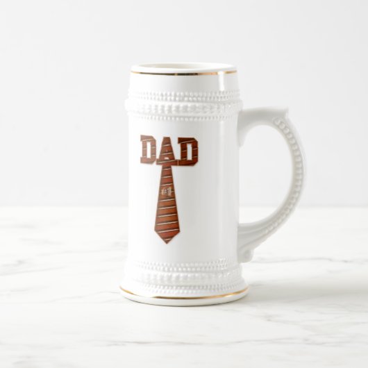 #1 dad stein bierglas (Rechts)