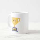 #1 Daddy Trophy Kaffeetasse (Vorderseite Links)
