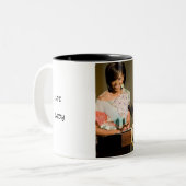 1. DAME, MICHELLEOBAMA KAFFEE-TASSE ZWEIFARBIGE TASSE (Vorderseite Links)
