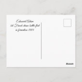 1. Dampfschlachten 1884 Postkarte (Rückseite)