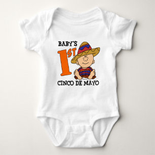 1. das Cinco des Babys De Mayo Baby Strampler