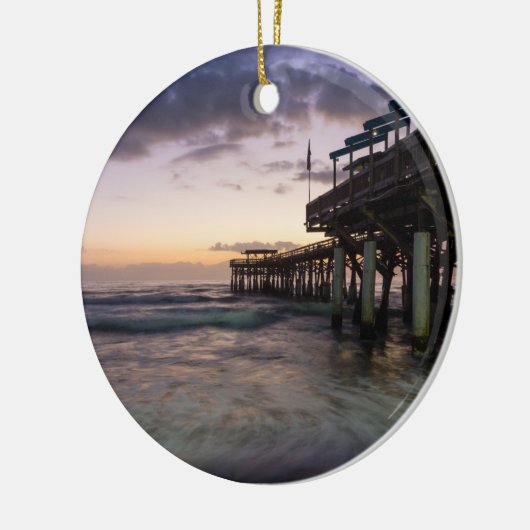 1. Dawn Cocoa Pier Keramikornament (Links)