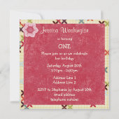 1. der Geburtstags-Foto der Einladung (Rückseite)