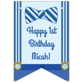 1. der Geburtstags-Party des kleinen Mann-Jungen Wimpelkette (Erste Fahne)