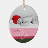 1. der Weihnachtsbrauch-Verzierung des Babys Keramikornament (Rechts)