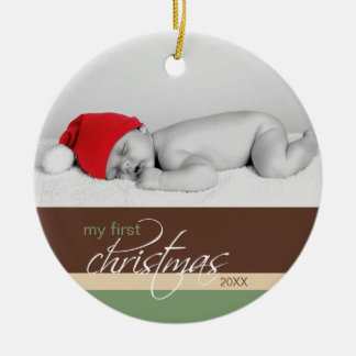 1. der Weihnachtsbrauch-Verzierung des Babys Keramikornament