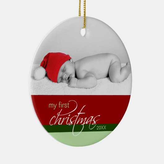 1. der Weihnachtsbrauch-Verzierung des Babys (rot) Keramikornament (Rechts)