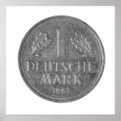 1 Deutsche Mark , Deutschland Poster (Vorne)