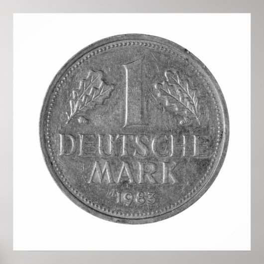 1 Deutsche Mark , Deutschland Poster (Vorne)