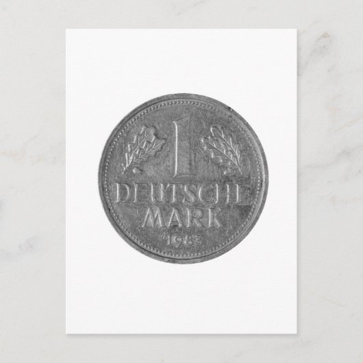 1 Deutsche Mark , Deutschland Postkarte (Vorderseite)