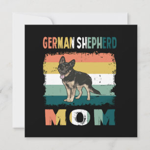1 Deutsche Schäferhund-Mutter Einladung