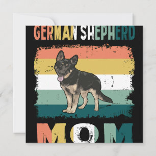 1 Deutsche Schäferhund-Mutter Einladung