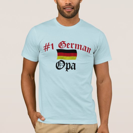 #1 Deutscher Opa T-Shirt (Vorderseite)