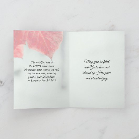 1 Die Thessaloniker 1:4 Gott Liebe dir...Er wählte Karte (Innenseite)