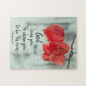 1 Die Thessaloniker 1:4 Gott Liebe dir...Er wählte Puzzle (Horizontal)