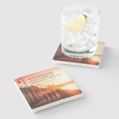 1 Die Thessaloniker 5:11 ermuntern einander zur Bi Steinuntersetzer (Seitenansicht)