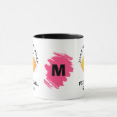 1 DINK Abstand Monogramm Pickleball Tasse (Zentrum)