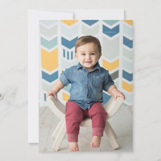 1. Dino Geburtstagsparty Einladung (Rückseite)