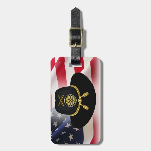 1. Division KavallerieWüstensturm Gepäckanhänger (Vorderseite vertikal)