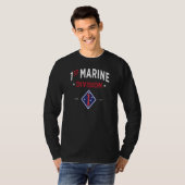 1. Division Marine - United Staaten Military Long T-Shirt (Vorne ganz)