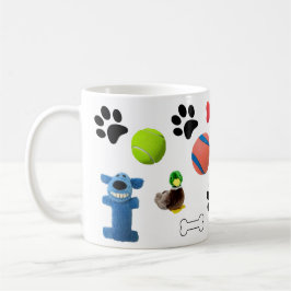 #1 Dog Opa mit Dog Toy Graphics Kaffeemaschine Tas Kaffeetasse