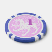 1 Dollar/Euro Casino Chip weiss (Einzeln)